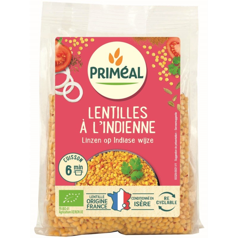 Lentilles à l'Indienne