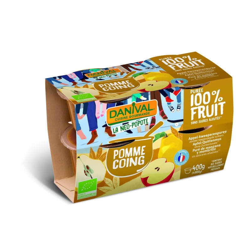 Purée 100% Fruit Pomme Coing