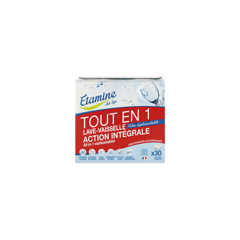 TABLETTES LAVE VAISSELLE TOUT EN 1 480G