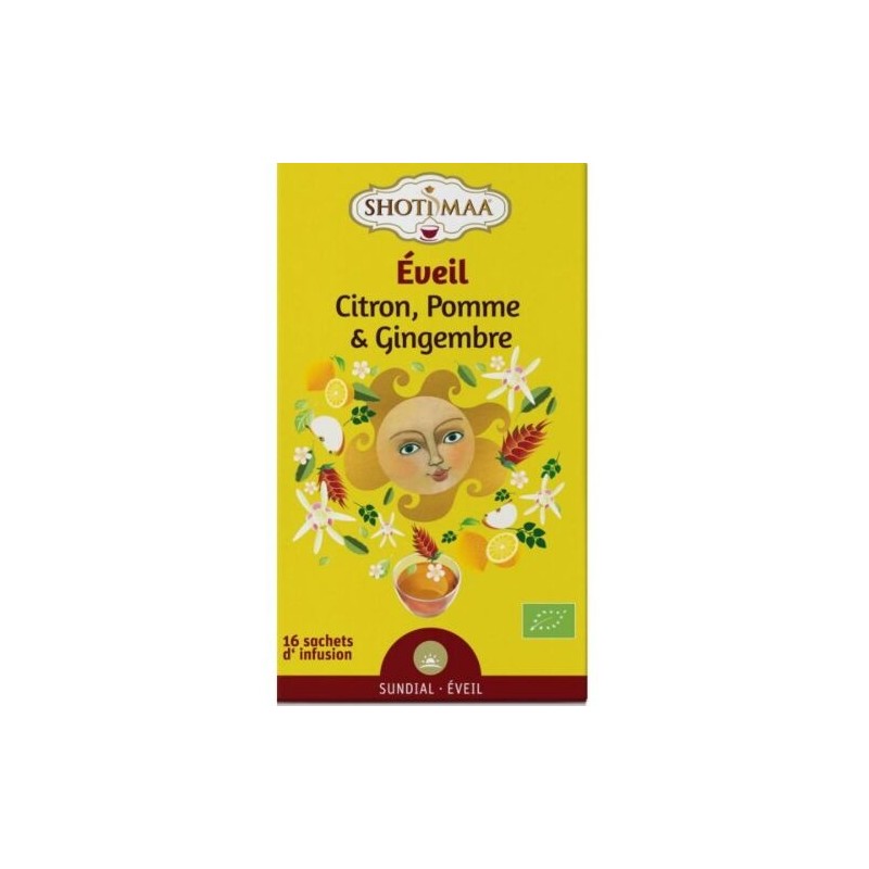 Infusion Eveil(Citron Pomme Gingembre ) X16 