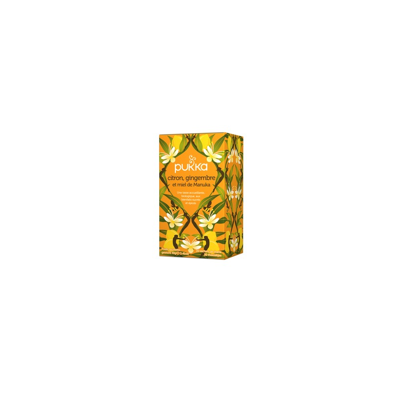 Infusion Citron Gingembre Et Miel De Manuka (20 Infusettes) 