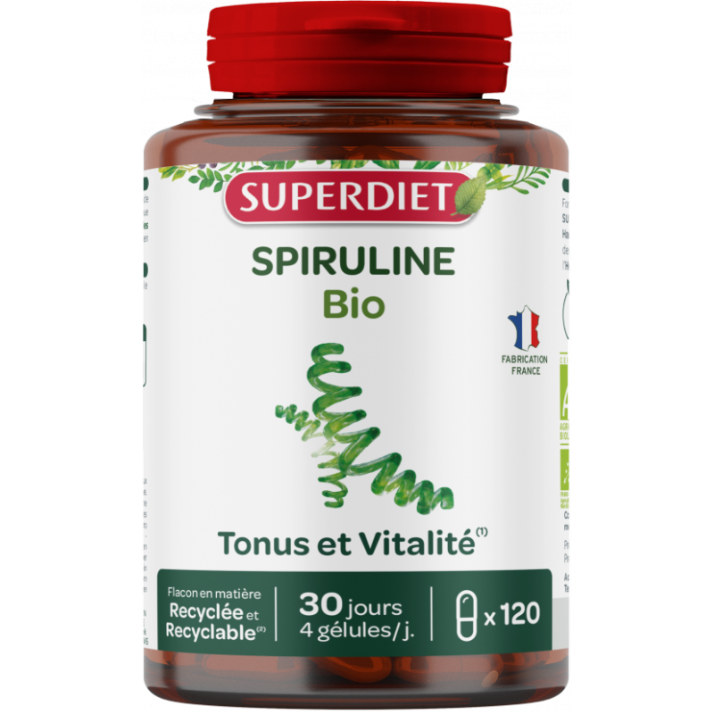 SPIRULINE BIO 120 GEL SUPER DIET