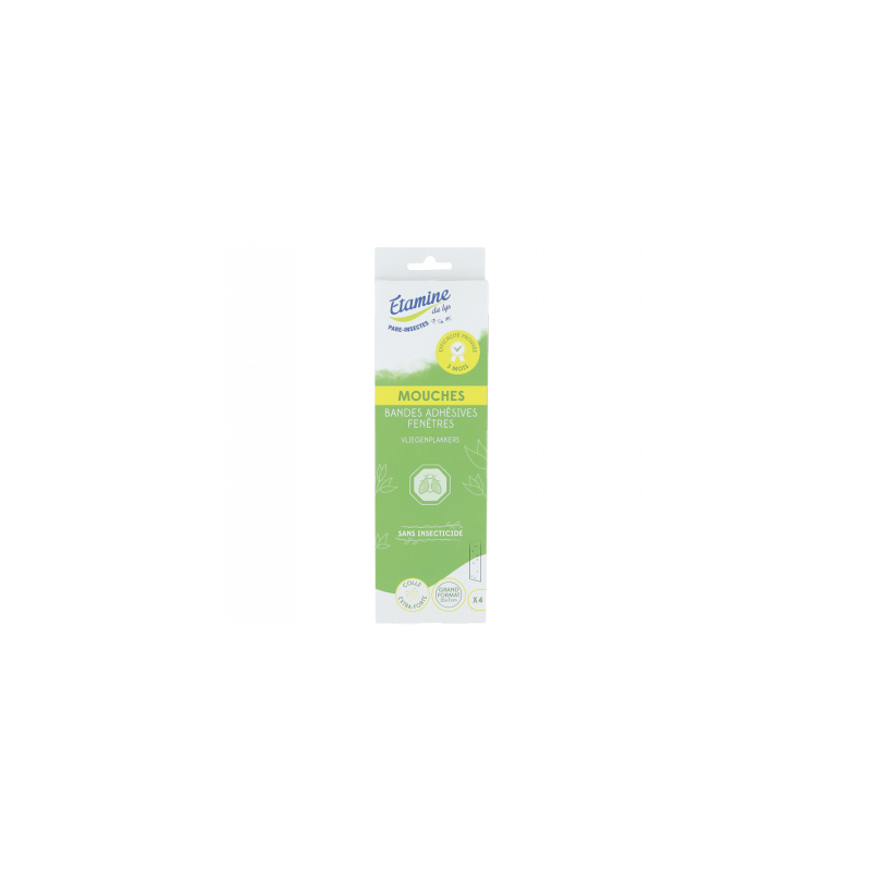 Bandes Adhesives Antimouches Fenetre X4U Etamine du Lys