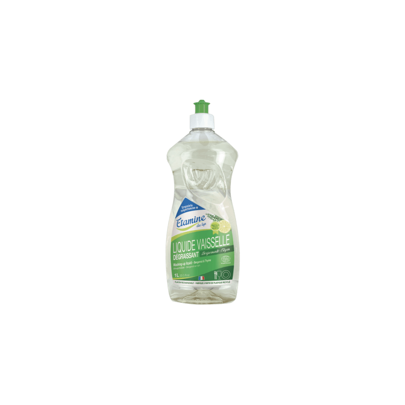 Liquide Vaisselle Ultra Degraissant Bergamote/Thym L Etamine du Lys