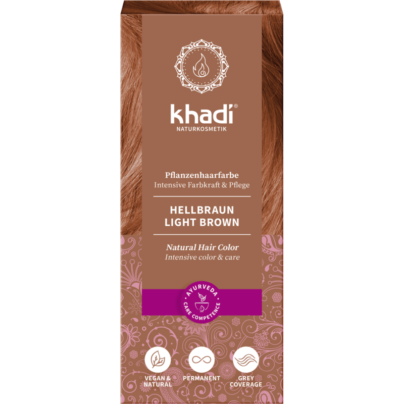 Teinture Aux Plantes Chatain Clair 100 G Khadi