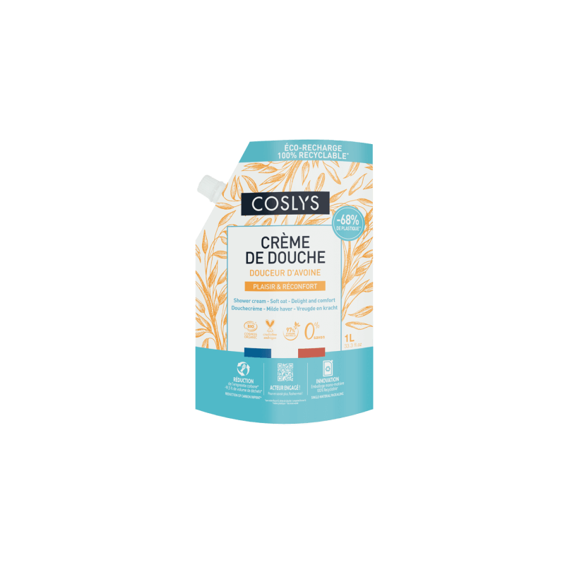 Doypack Creme Douche Douceur Avoine 1L Coslys