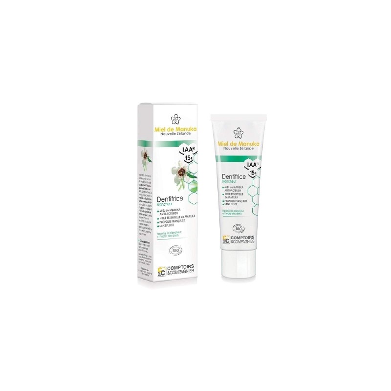 Dentifrice Miel Manuka Blancheur 75Ml COMPTOIRS ET COMPAGNIE