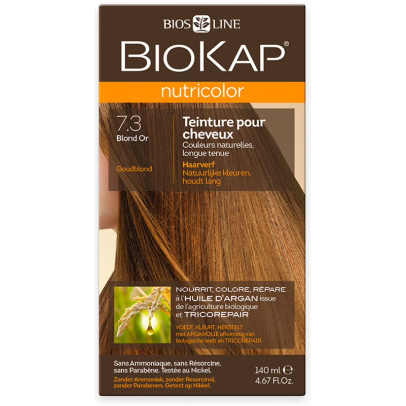 Nutricolor 7.3 Blond Or 140Ml BioKap
