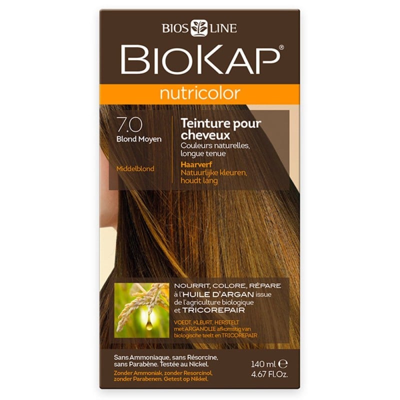 Nutricolor 7.0 Blond Moyen 140Ml BioKap
