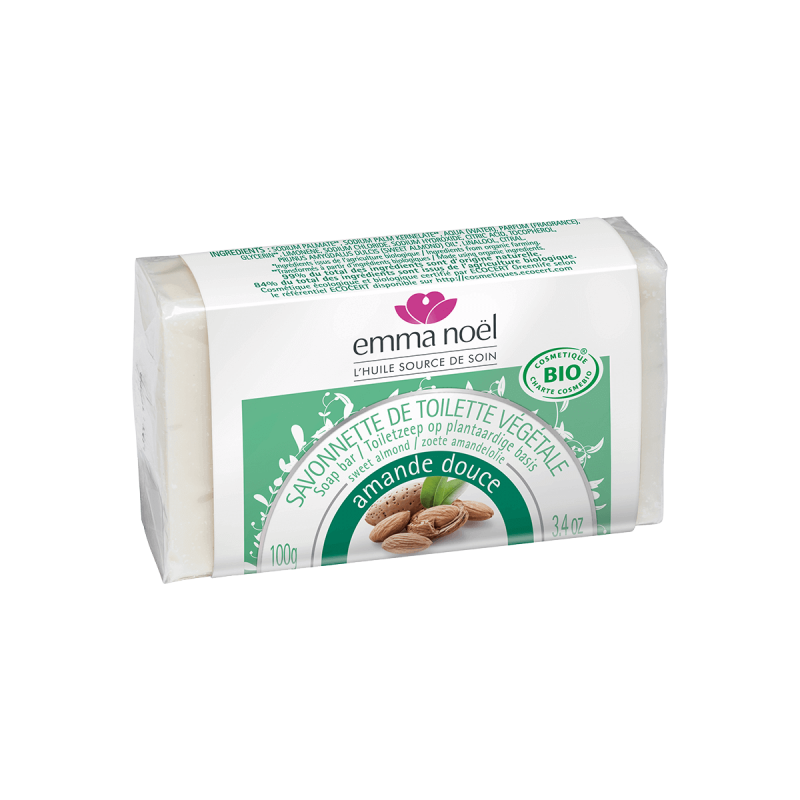 Savonnette Huile Amande Douce 100G Emma Noël