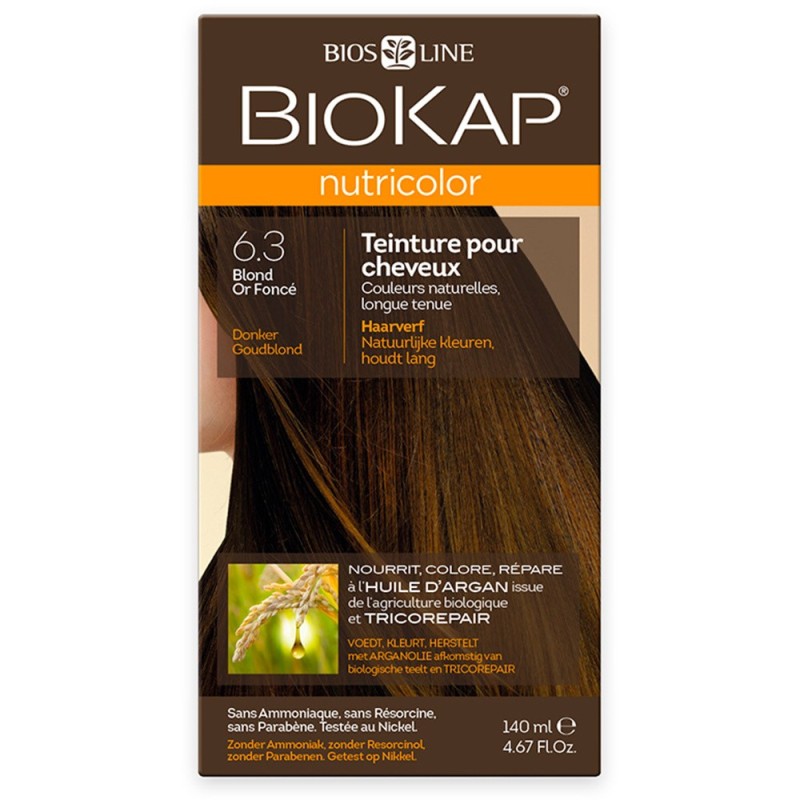 Nutricolor 6.3 Blond Or Fonce 140Ml BioKap