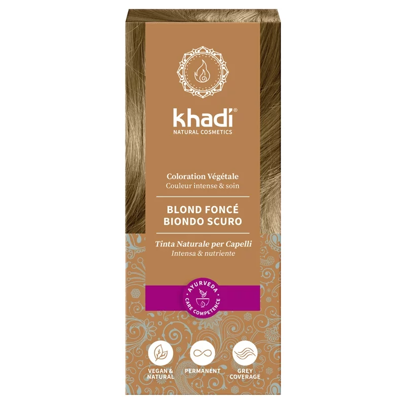 Coloration Végétale Blond Foncé - 100 G Khadi