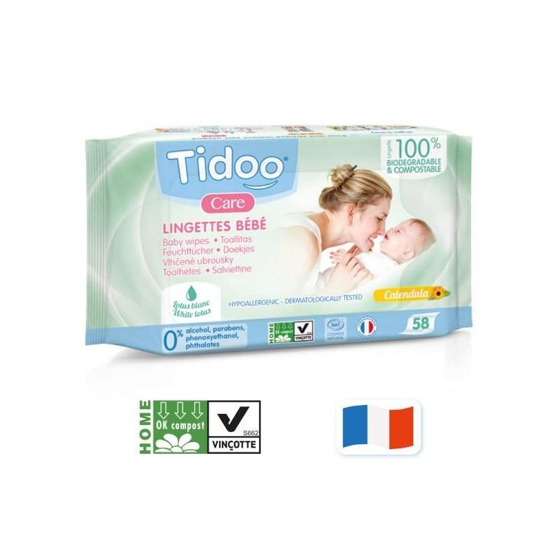58 Lingettes Au Calendula Tidoo