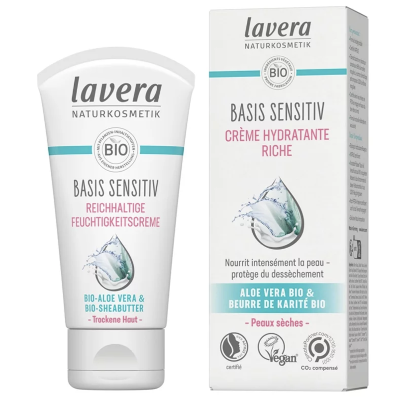 Creme Hydratante Basis Sensitiv Riche 50Ml Lavera