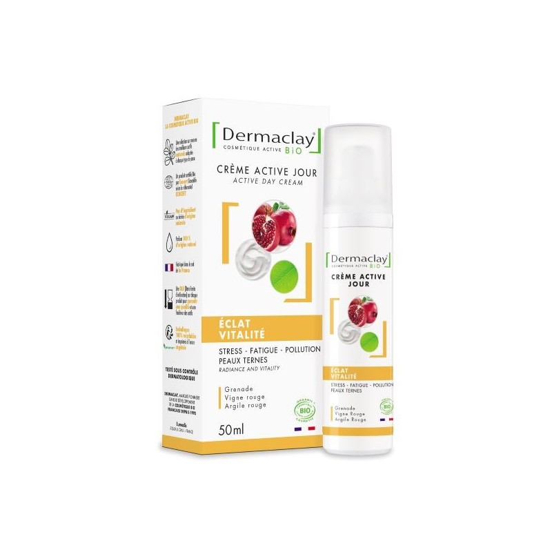 Creme De Jour Eclat Vitalite 50Ml Dermaclay