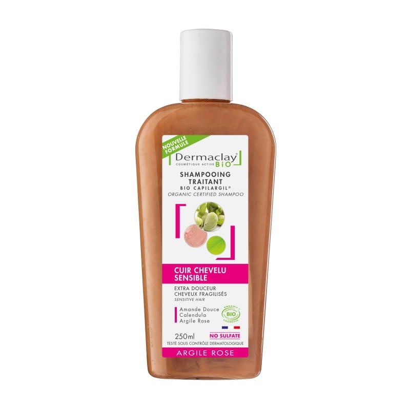 Shampooing Bio Cuir Chevelu Sensible 250Ml Dermaclay