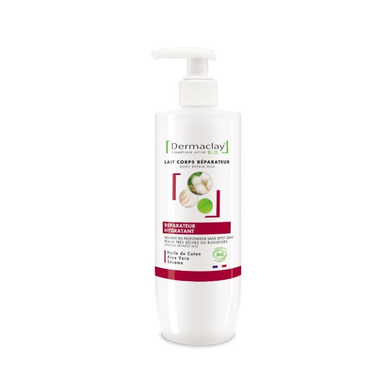 Lait Reparateur Peaux Tres Seches 400Ml Dermaclay