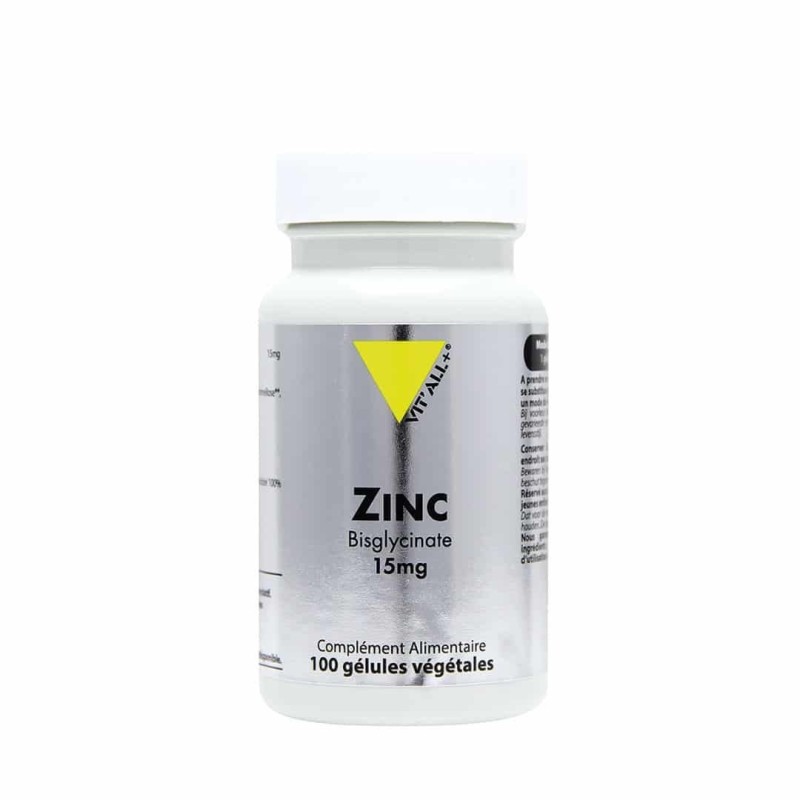 Zinc Bisglycinate 15Mg 100Gels VITALL +