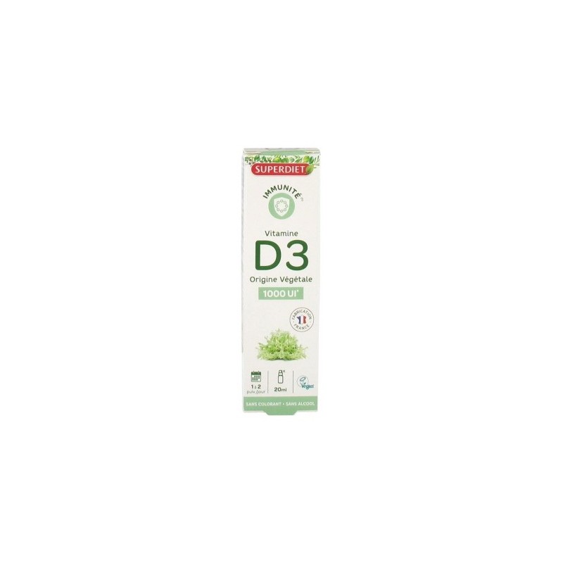 Vitamine D3 Vegetale 1000Ui Spray 20Ml