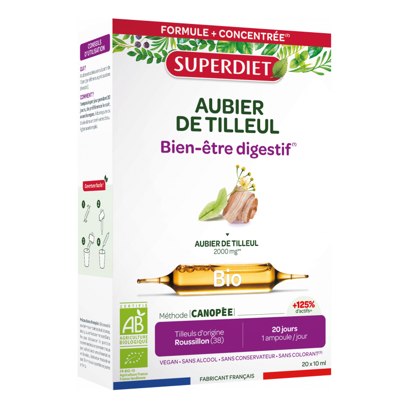 Aubier De Tilleul Bio 20 Amp X 15 Ml