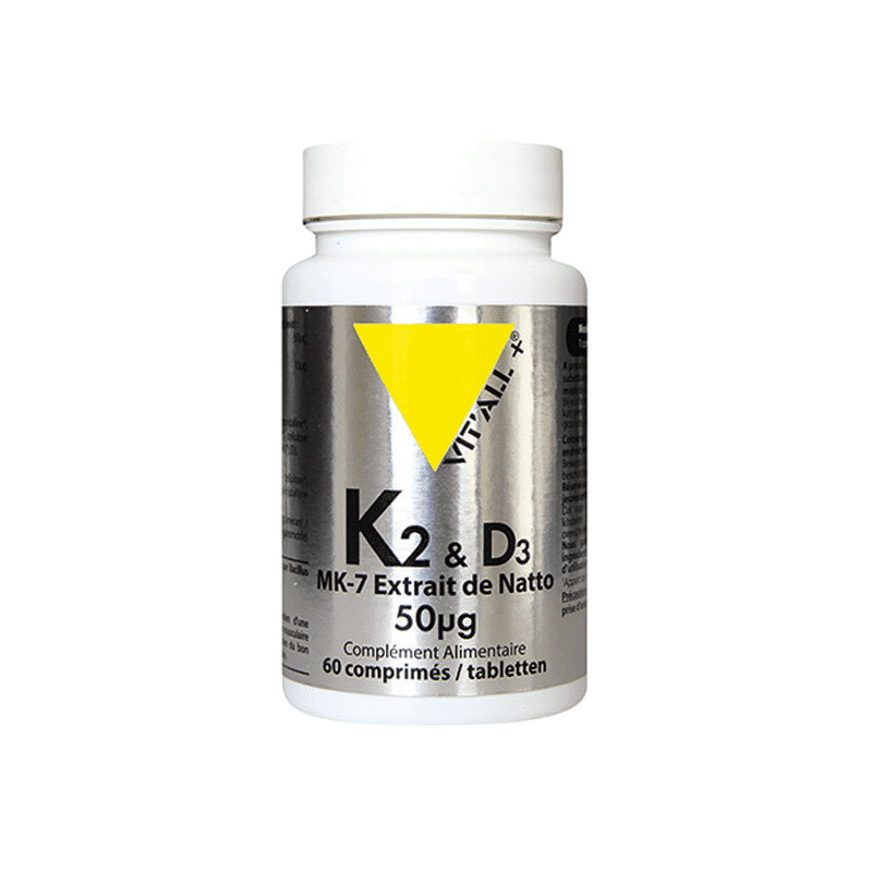Vitamine K2 - D3 60Cps VITALL +