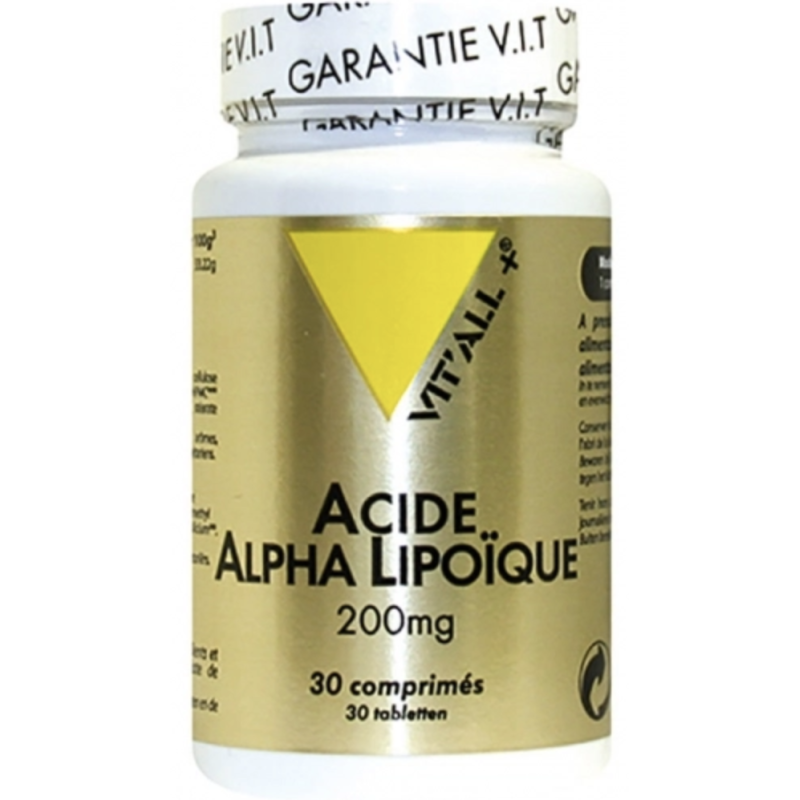 Acide Alpha Lipoique 200Mg 30 Comp VITALL +