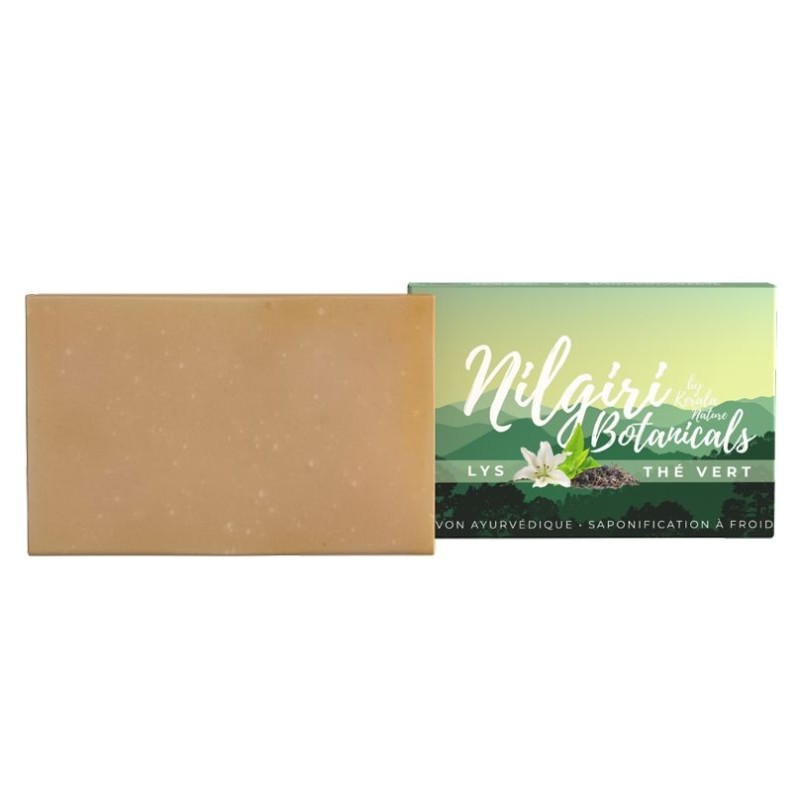 Savon Nilgiri® Thé Vert & Lys 115G Kerala Nature