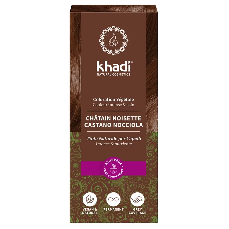 Teinture Aux Plantes Noisette Naturel 10 Khadi