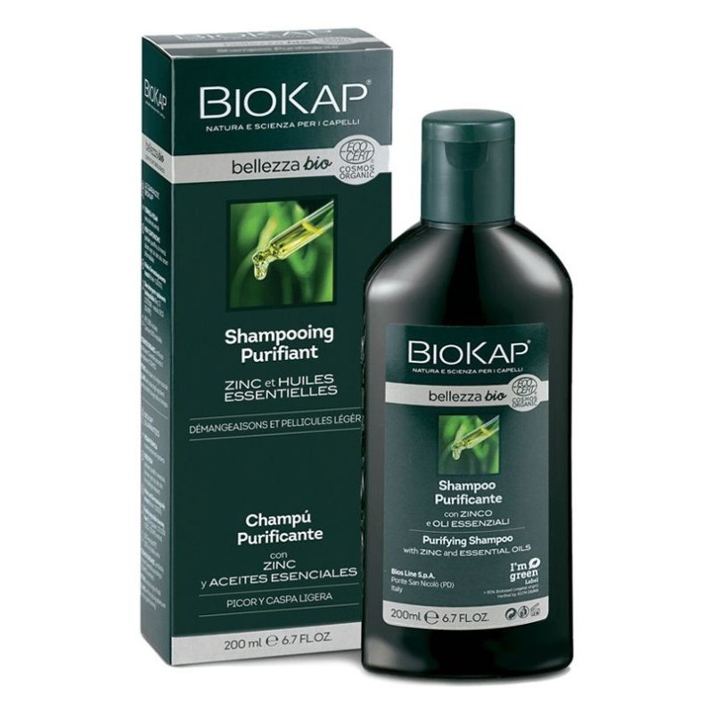 Shampooing Purifiant Biokap Bellezza Bio - 200 Ml BioKap