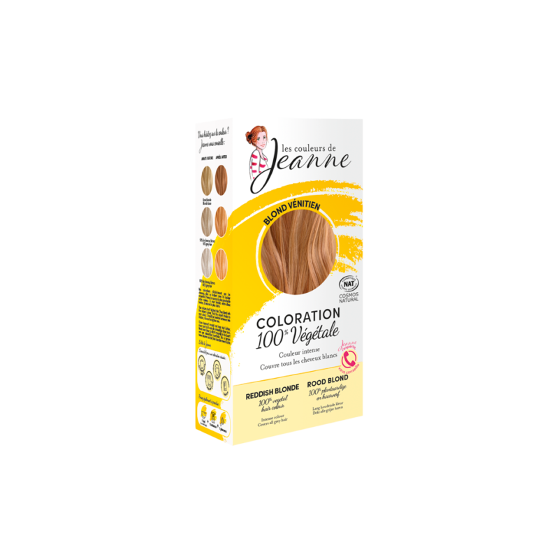 Coloration Vegetale Blond Venitien 2X50Gr LES COULEURS DE JEANNE