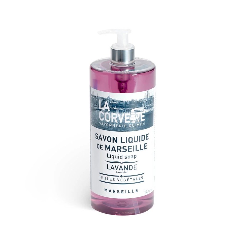 Savon Liquide De Marseille Lavande 1L LA CORVETTE