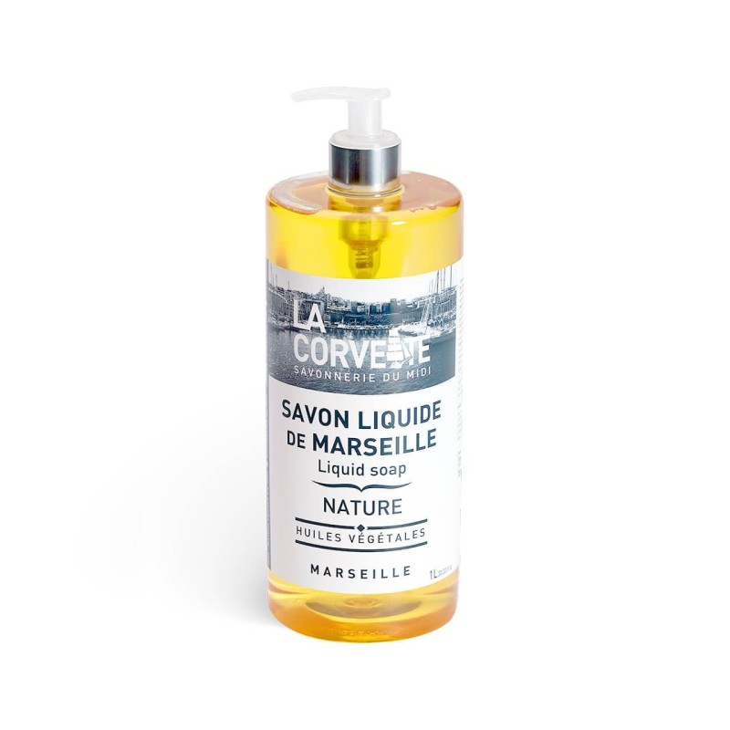 Savon Liquide De Marseille Nature 1L LA CORVETTE