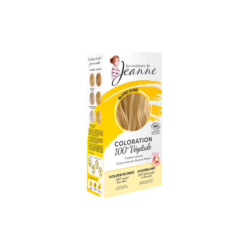 Coloration Vegetale Blond Dore 2X50Gr LES COULEURS DE JEANNE