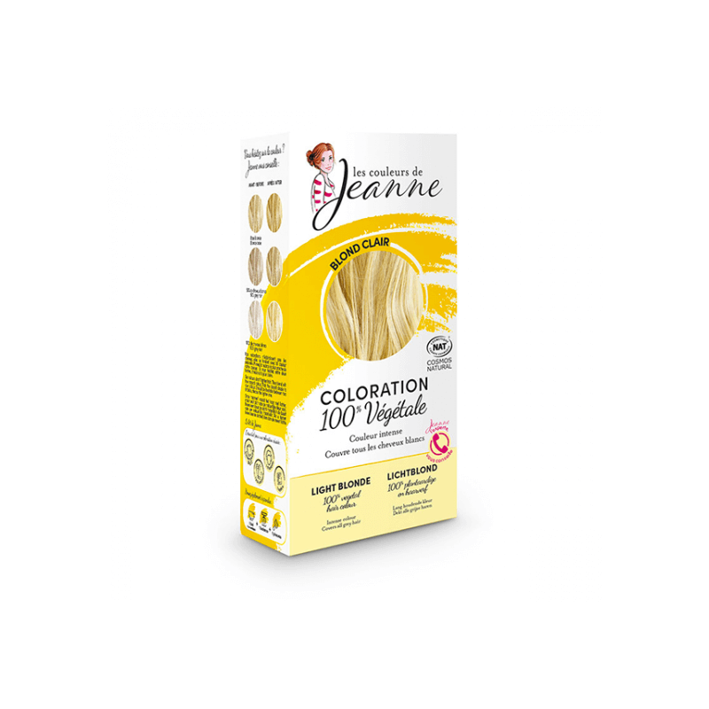 Coloration Vegetale Blond Clair 2X50Gr LES COULEURS DE JEANNE