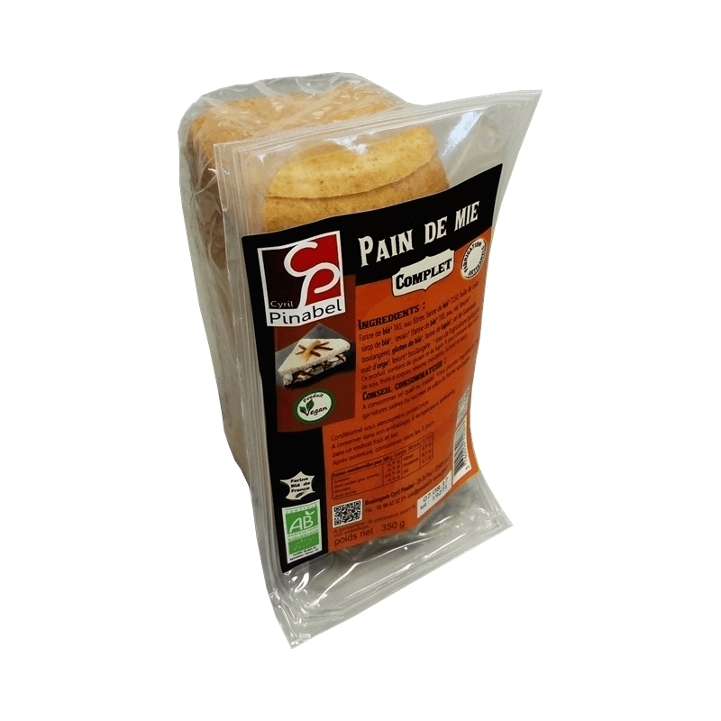 Pain De Mie Complet 350G PINABEL
