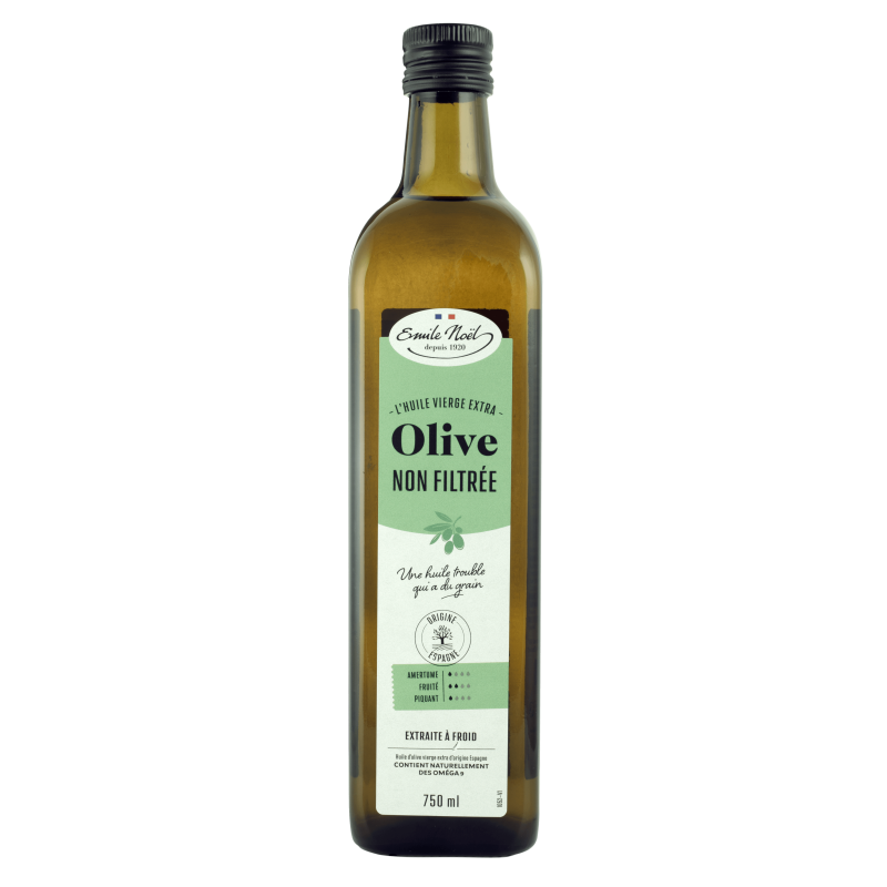 Huile Olive Vierge Extra Bio Non Filtree Emile Noël