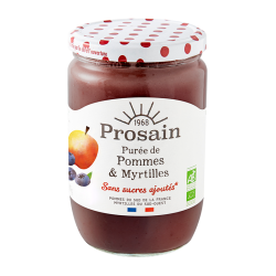 Puree De Pommes Myrtilles 620G Prosain