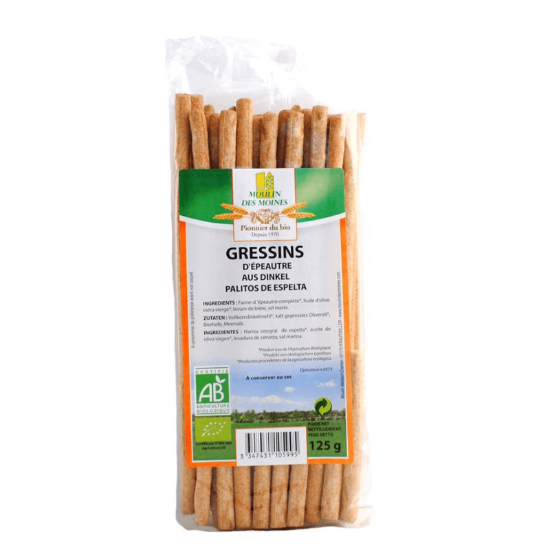 Gressins D'Epeautre 125G Moulin des moines