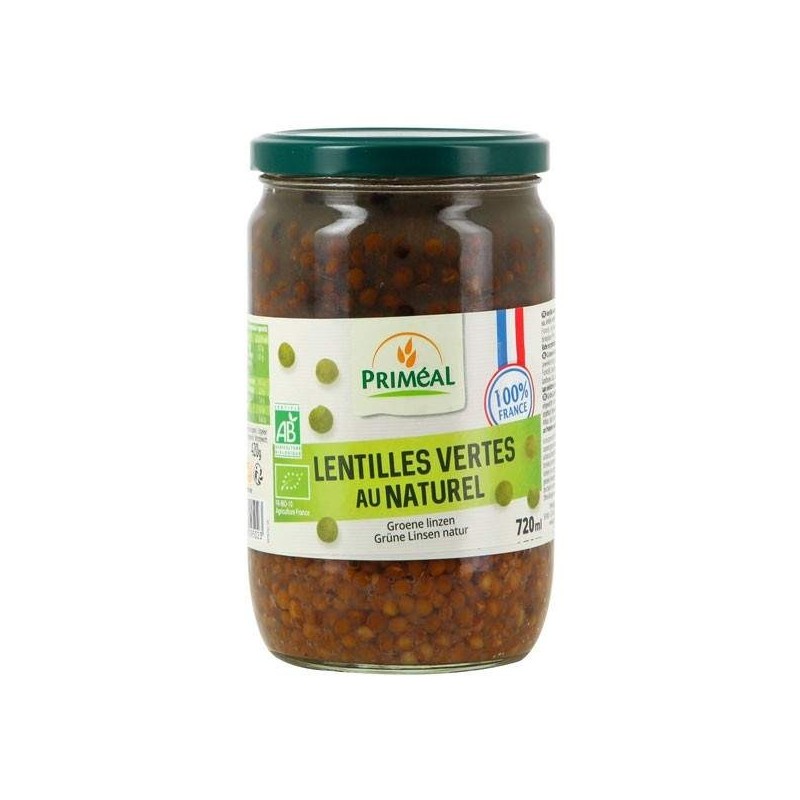 Lentilles Vertes Au Naturel 720Ml Priméal