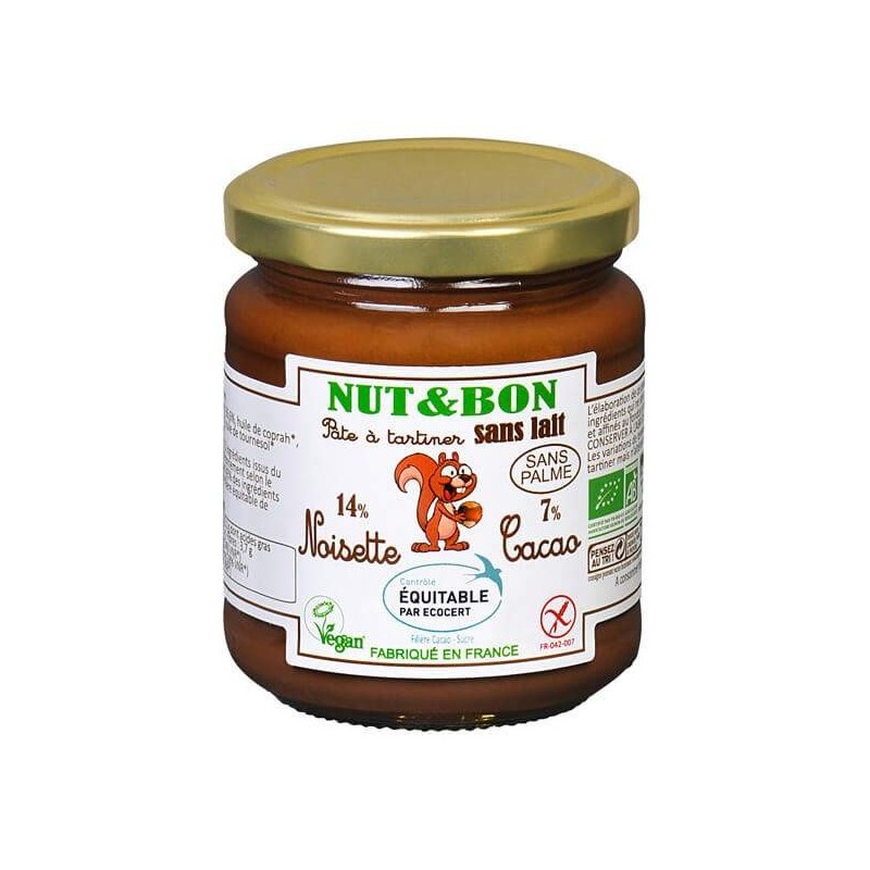 Pate A Tartiner Nut Et Bon 220G NOISERAIE