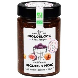 Confiture Figue-Noix France 230G BIOLO'KLOCK