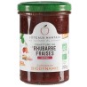 Confiture Rhubarbe Fraise Extra Demeter 260G Côteaux Nantais