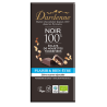 Tablette Chocolat Noir 100% Eclats De Noisette Torrefies (90G) Dard...