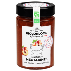 Confiture Nectarine France 230G BIOLO'KLOCK