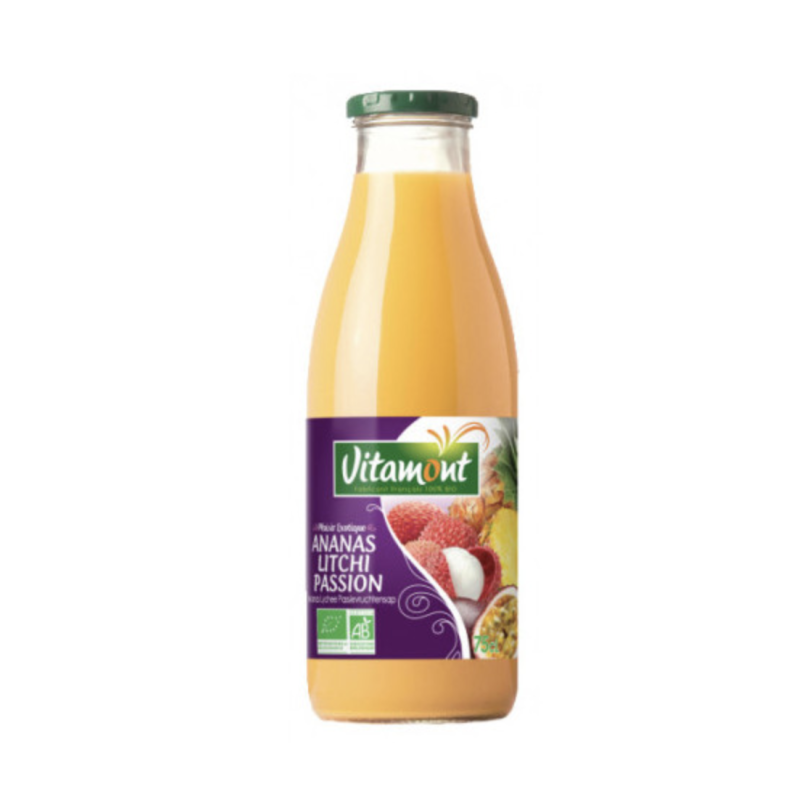 Cocktail Ananas Litchi Passion 75Cl Vitamont