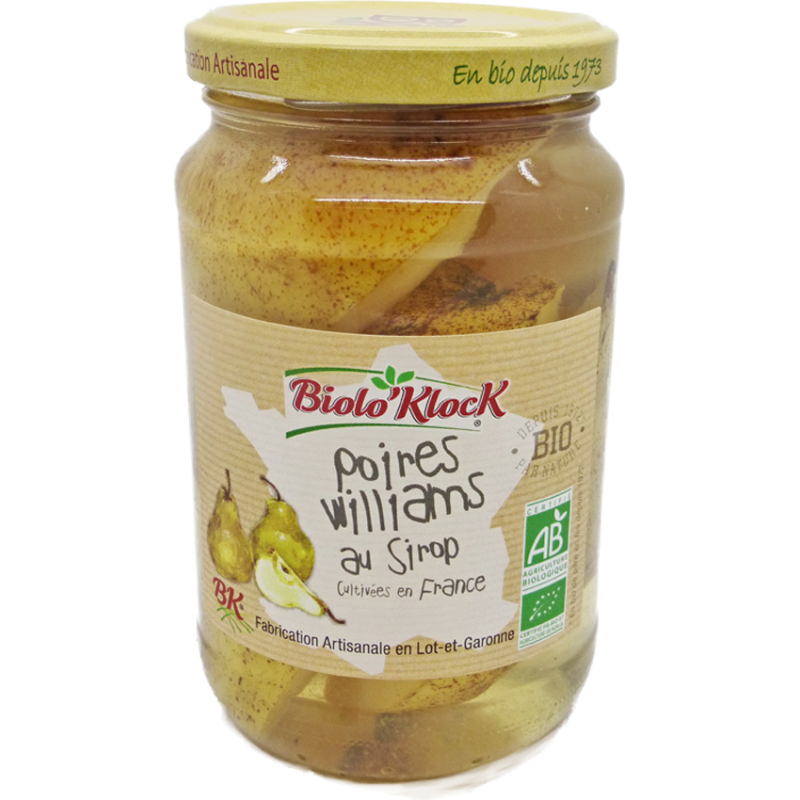 Poire Au Sirop BIOLO'KLOCK