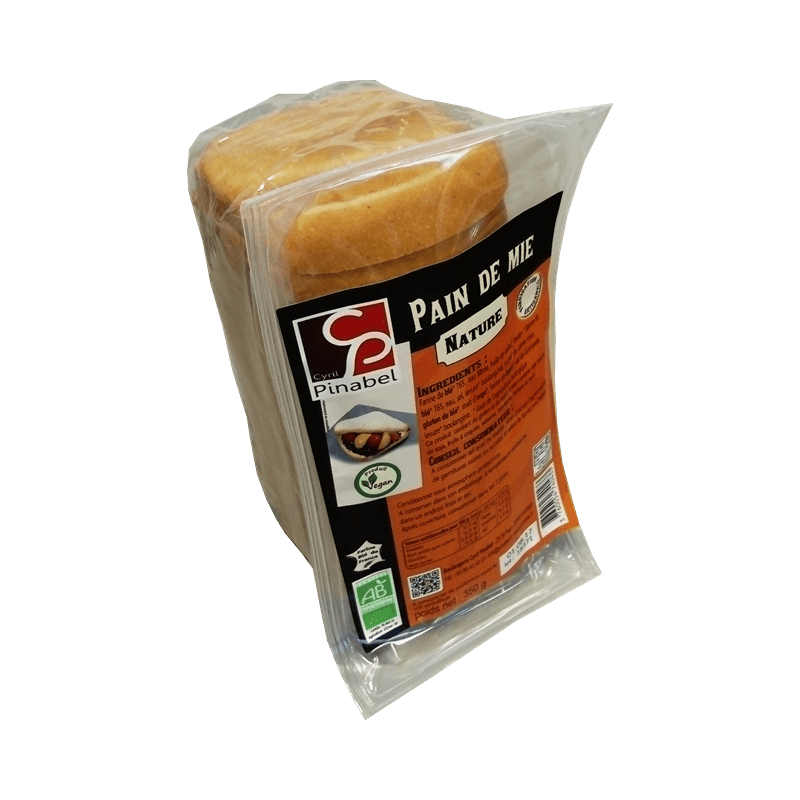 Pain De Mie Nature 350G PINABEL