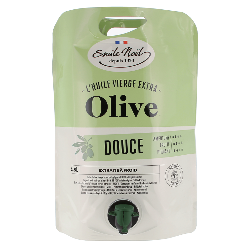 Huile D'Olive Vierge Extra Douce 1.5L Emile Noël