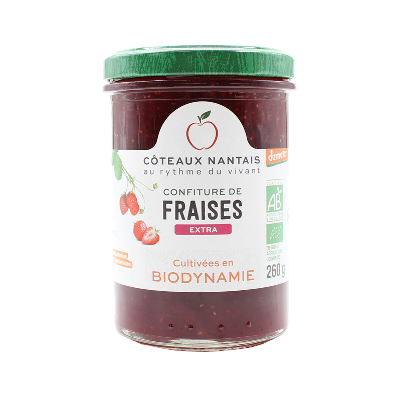 Confiture De Fraise Extra 260Gr Côteaux Nantais