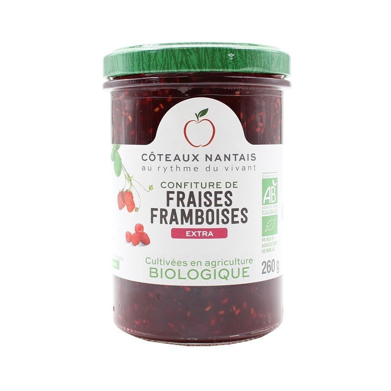 Confiture De Framboise 260G Côteaux Nantais